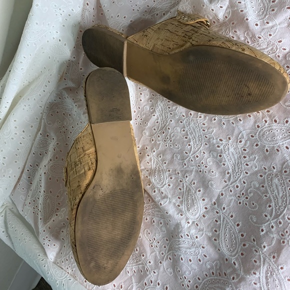 Steve Madden cork loafer slides - Picture 2 of 7